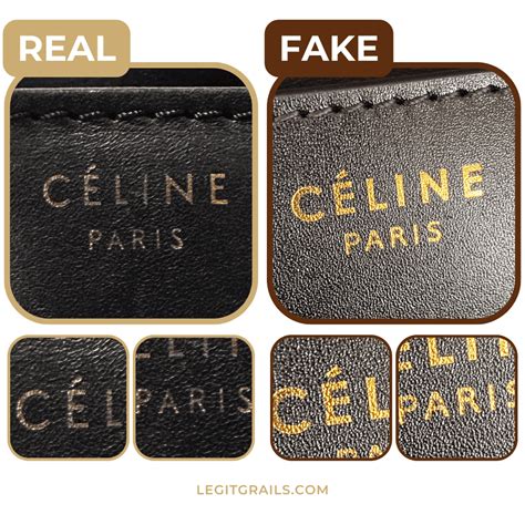 how to identify a fake celine bag|Your Bag Spa » 10 WAYS TO TELL IF YOUR CÉLINE IS FAKE (REAL VS. FAKE .